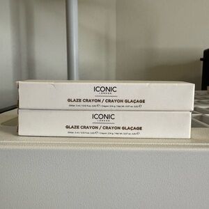 (2) $60 retail ICONIC London Glaze Crayon eye shadow stick